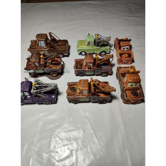 Lot of 8 Disney Pixar Cars Tow Trucks - Picture 1 of 10